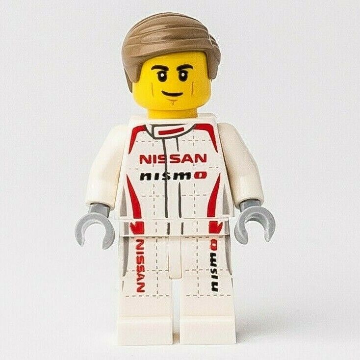 New LEGO Nissan GT-R Nismo Driver Minifigure - Nissan GT-R NISMO - 76896 (sc081) - StudBee