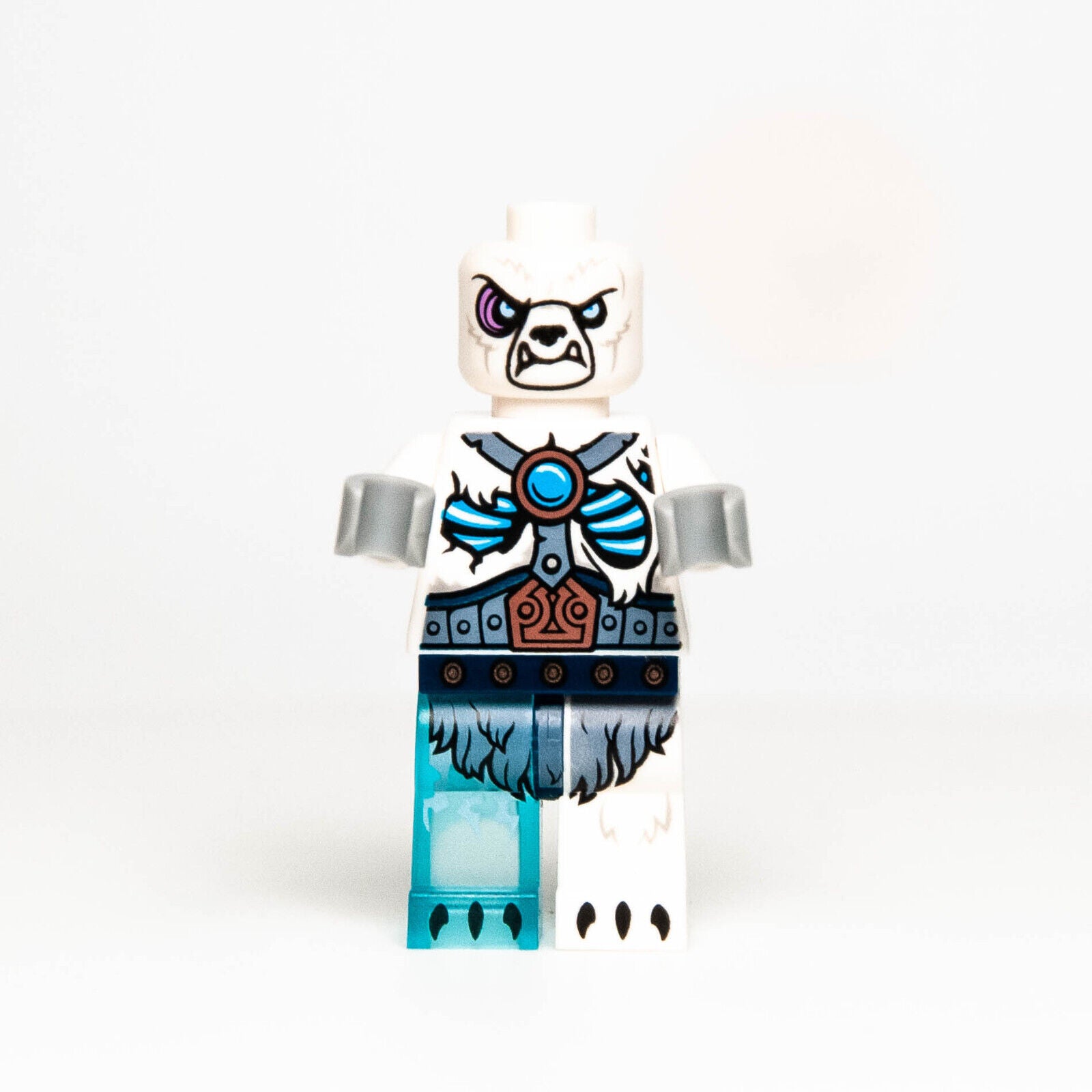 Lego Chima Minifigure - Iceklaw Heavy Armor (loc147) Ice Bear, Book Exclusive
