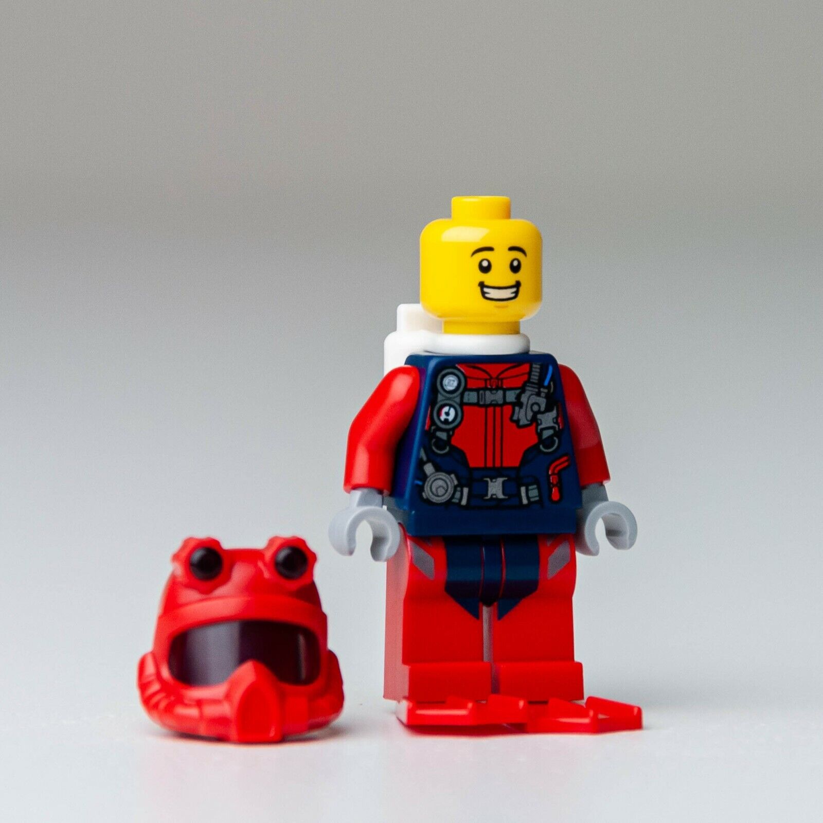 New LEGO Scuba Diver Minifigure - Deep Sea Explorers - 30370 (cty1173) - StudBee