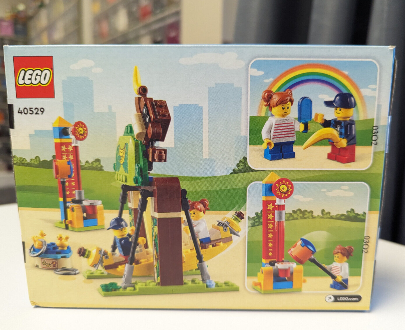 New LEGO Carnival Circus Game Children’s Amusement Park (40529) Duck Monkey - StudBee
