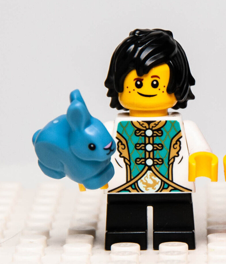 New Lego BAM 2023 Chinese New Year Minifigure - Boy with Blue Rabbit - StudBee