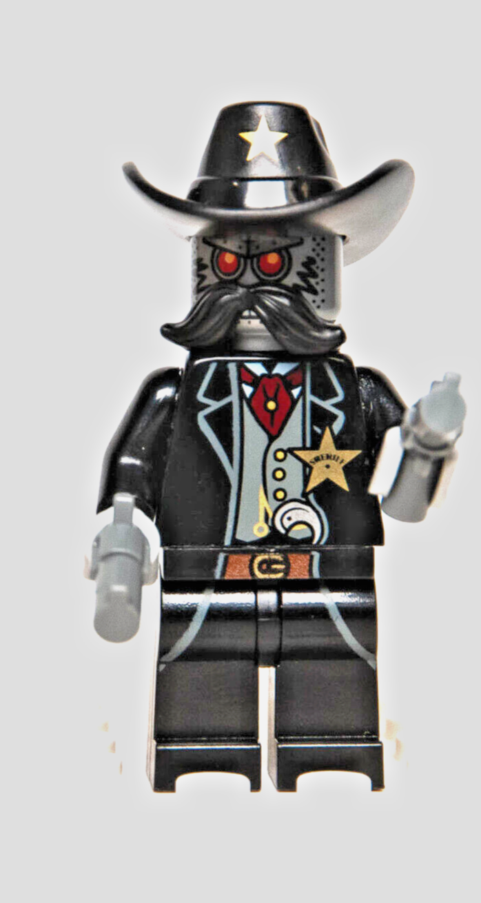 LEGO Movie Minifigure: Sheriff Not-A-Robot (tlm023) 70800 Getaway Glider - StudBee