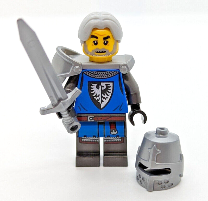 NEW LEGO Medieval Male Knight Minifigure (IDEA085) Black Falcon 21325 - StudBee