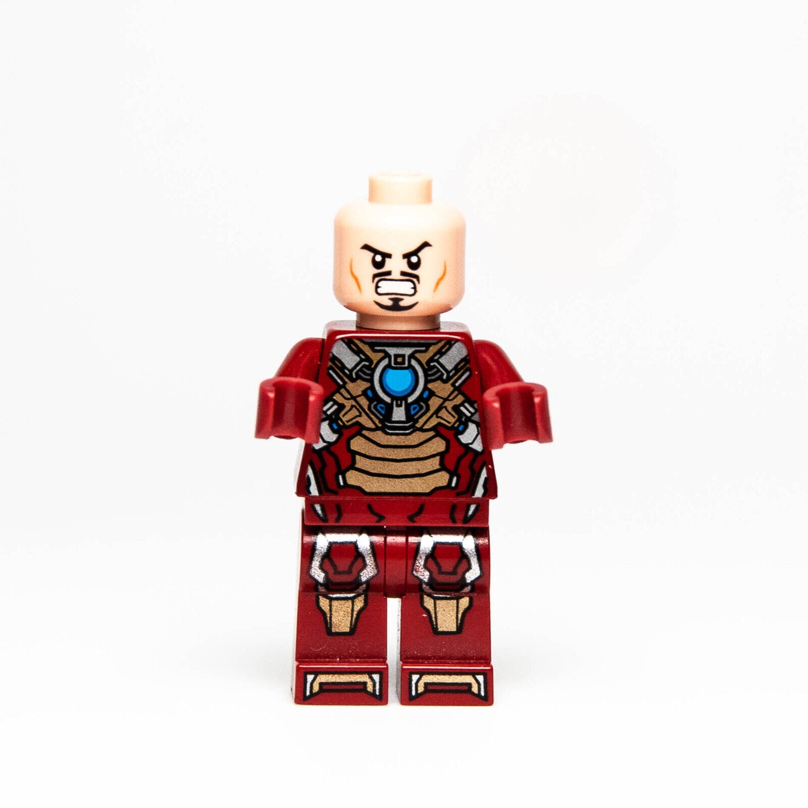 LEGO Super Heroes Minifigure: Iron Man - Mark 17 (Heartbreaker) Armor (sh0073) - StudBee