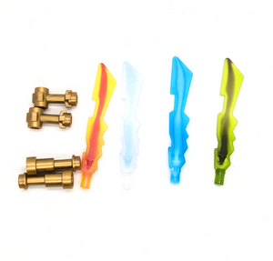 LEGO Ninjago Elemental Blade Weapon Set Earth Ice Lightning Fire 705