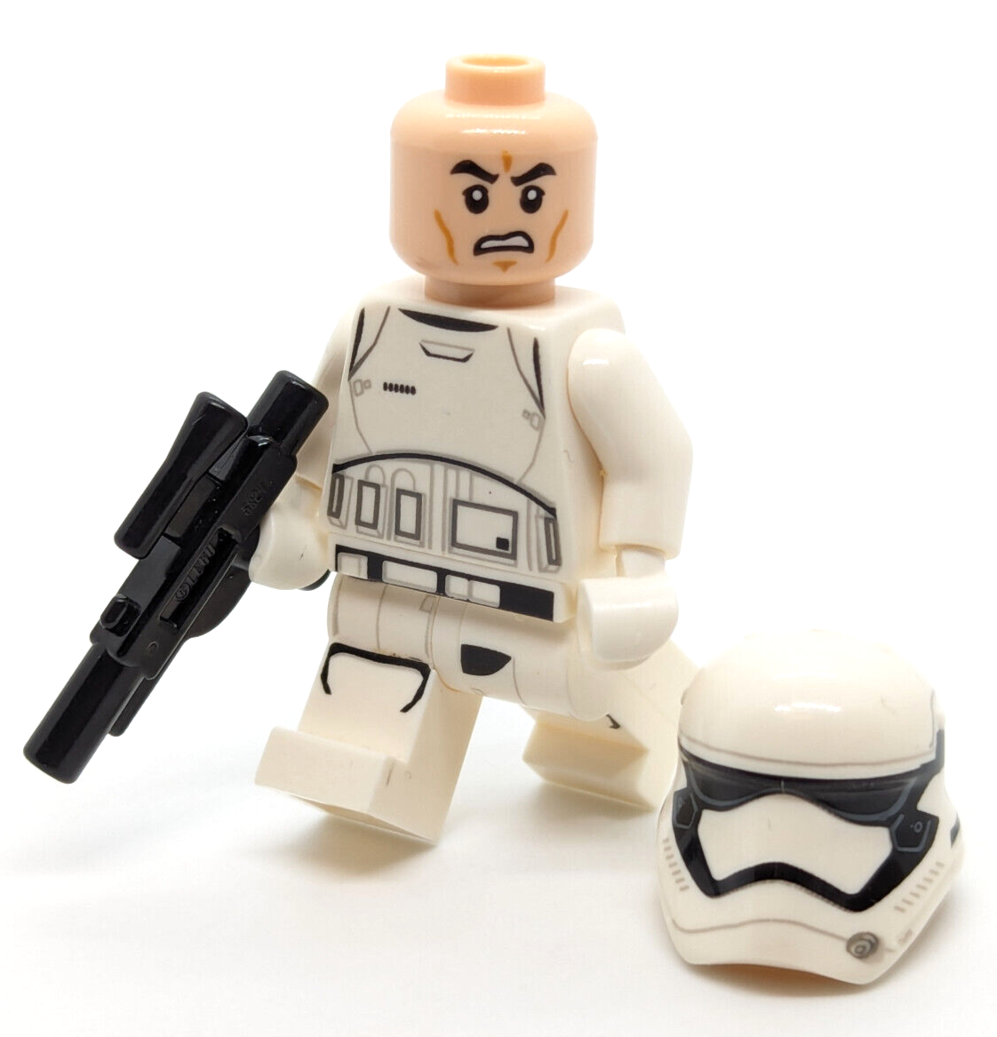 LEGO Star Wars First Order Stormtrooper (sw0905) 75245 Pointed Mouth Pattern - StudBee