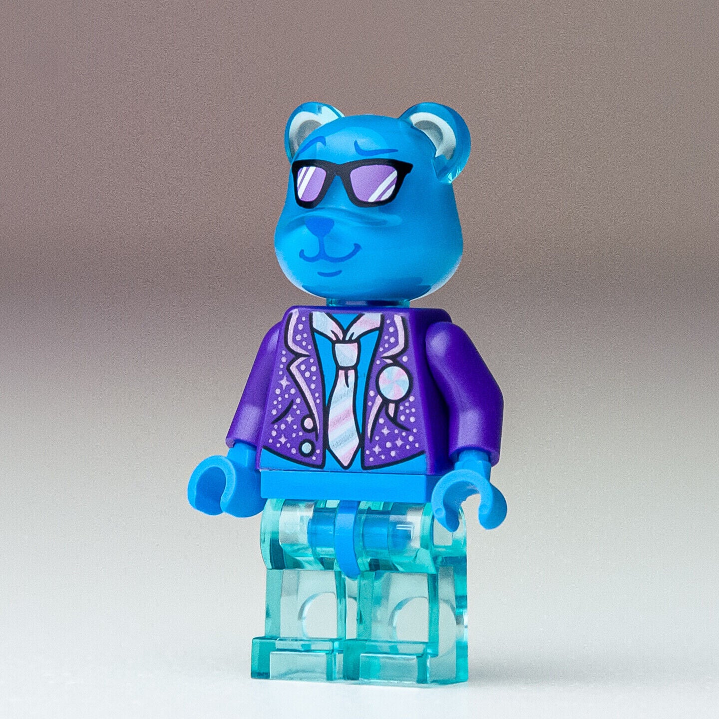 New LEGO Blue-Beary Guitarist Vidiyo Minifigure - Candy Castle 43111 (vid022) - StudBee