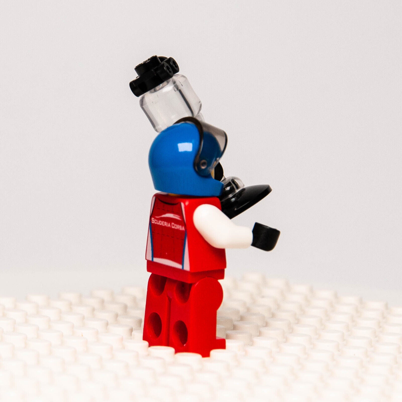 Lego Speed Champions Minifigure -  Ferrari 488 GT3 Scuderia Corsa Driver (sc056) - StudBee