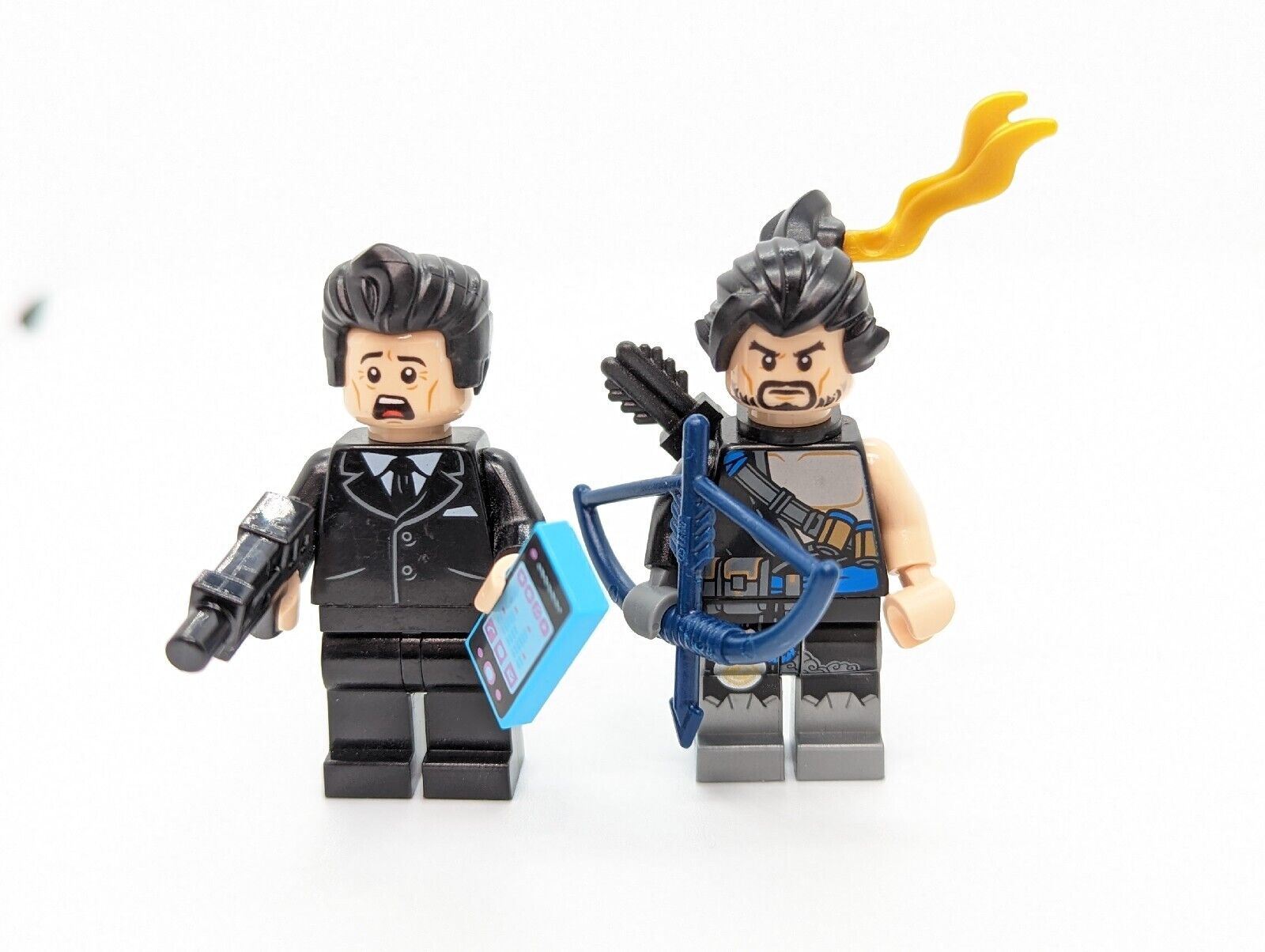 LEGO Overwatch 75971 Minifigure Lot - Hanzo (OW003) & Shimada Henchman (OW005)