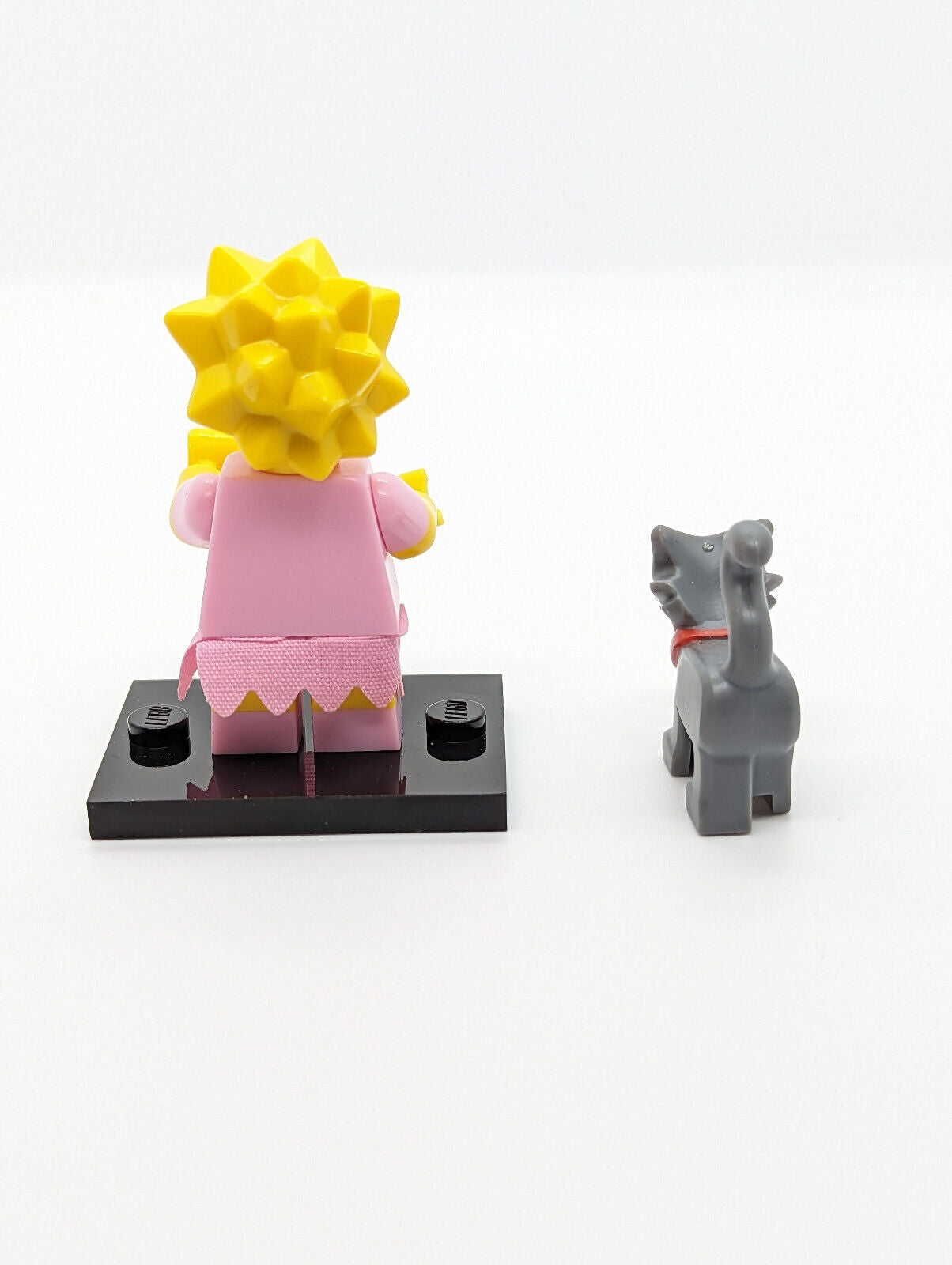 Lego Lisa Collectible Minifigure w/ Snowball 2 Simpsons Series 2 CMF Complete - StudBee