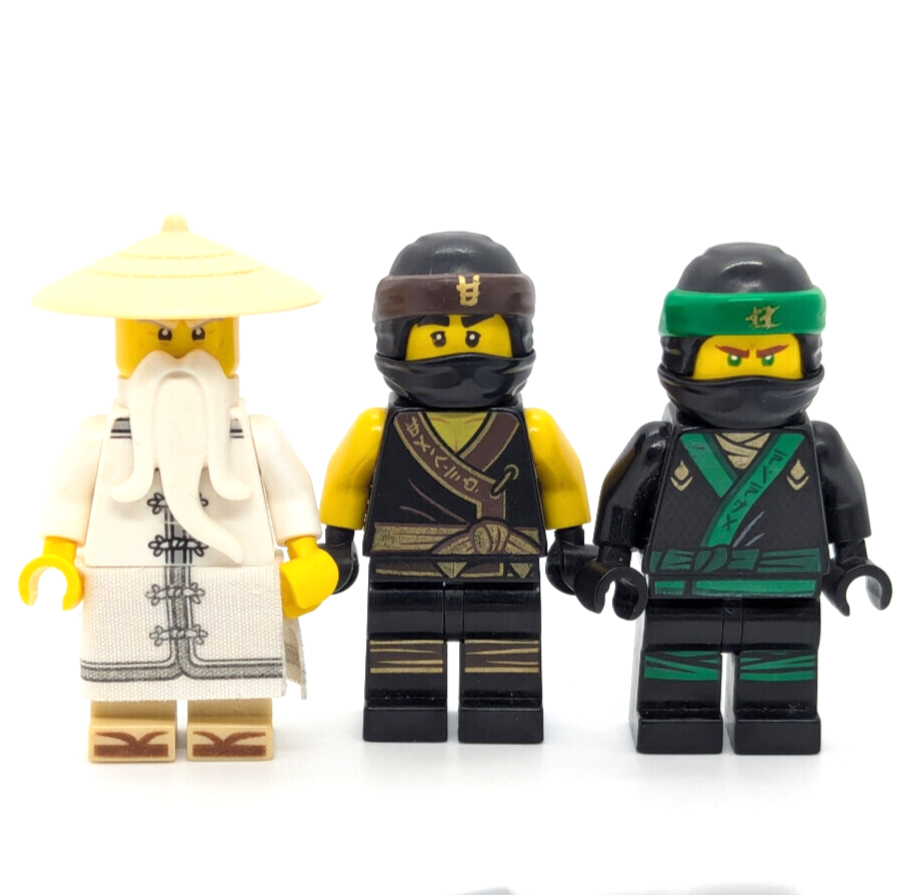 LEGO Ninjago Minifigure Lot - Wu,  Cole & Lloyd - 70618 Destiny's Bounty