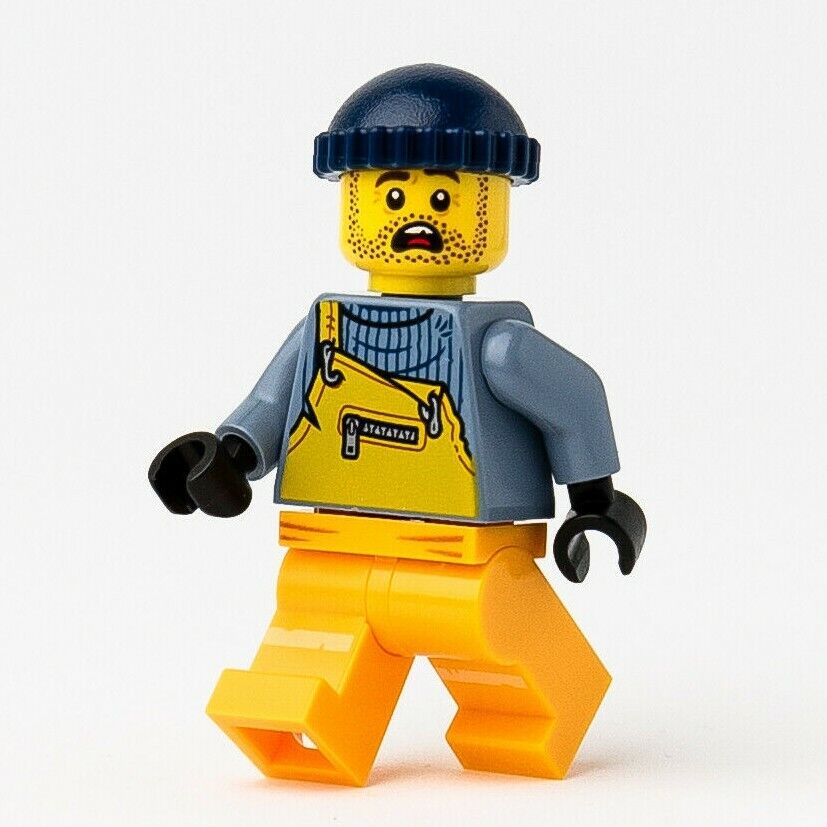 New LEGO Jonas Jr. Fisherman Minifigure - Hidden Side - 70419 (hs008) - StudBee