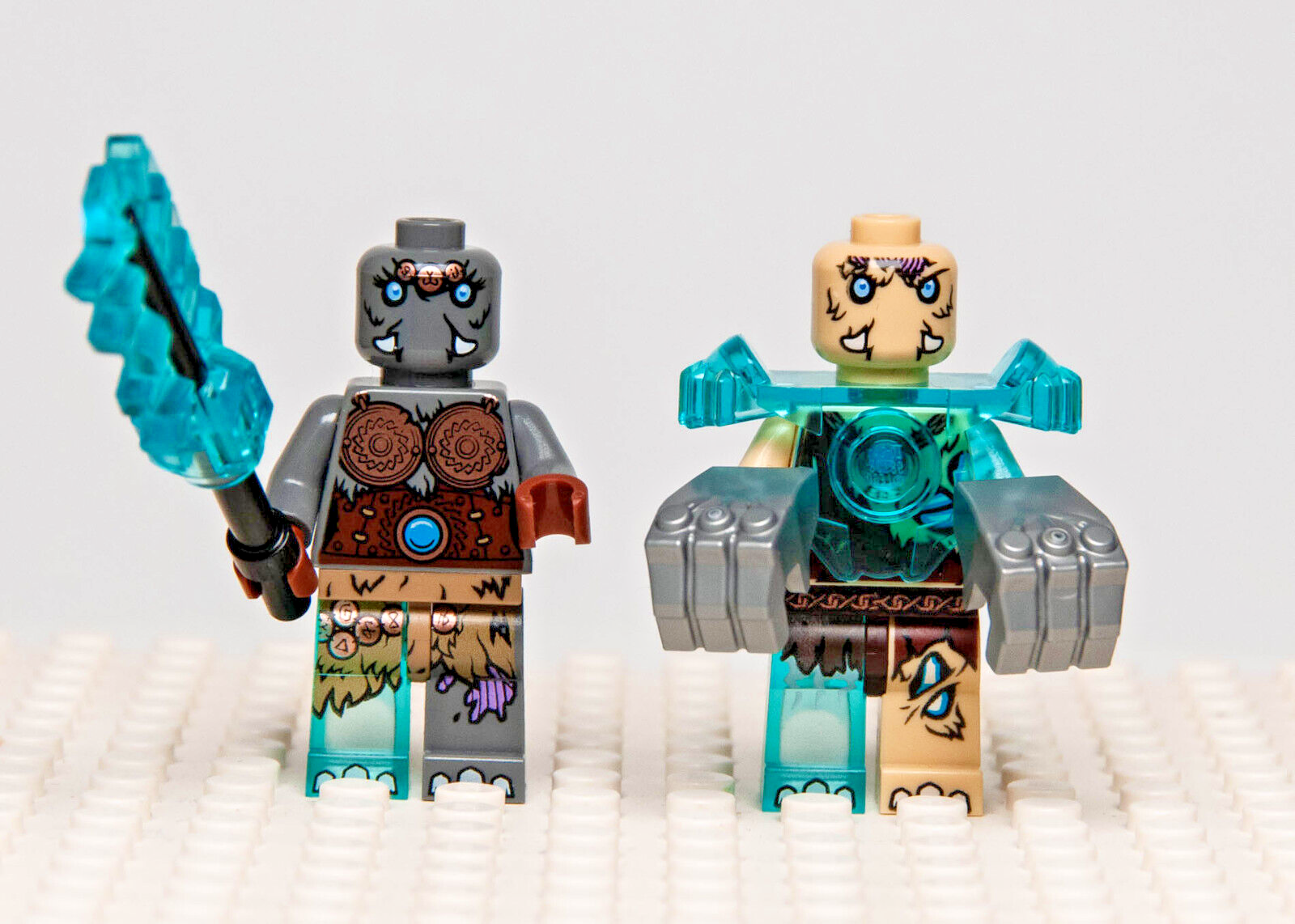 (Lot of 2) Lego Chima Minifigures - Mottrot & Maula Elephant (loc157 loc084) - StudBee