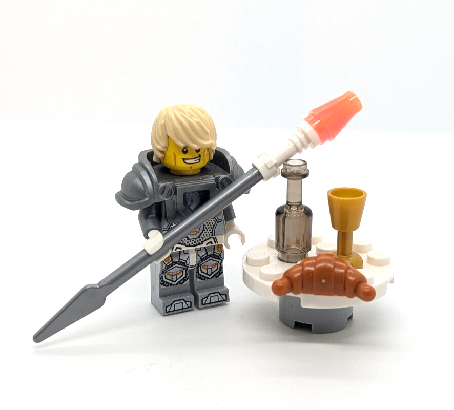 LEGO Nexo Knights Minifigure - Lance (nex037) Foil Pack #1 271601 Silver Armor