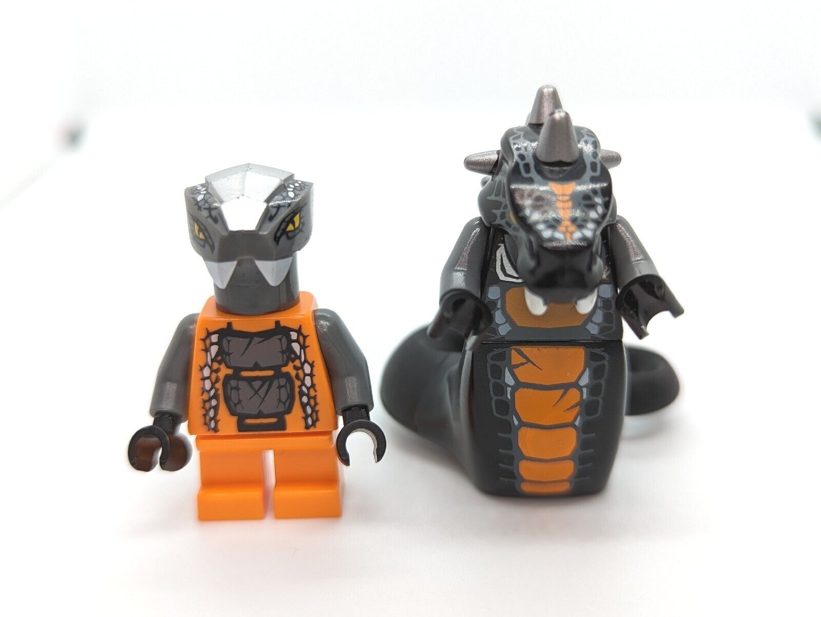 LEGO Skalidor & Chokun Minifigure Ninjago Rise of Snakes 9450 With Weapons (nj - StudBee