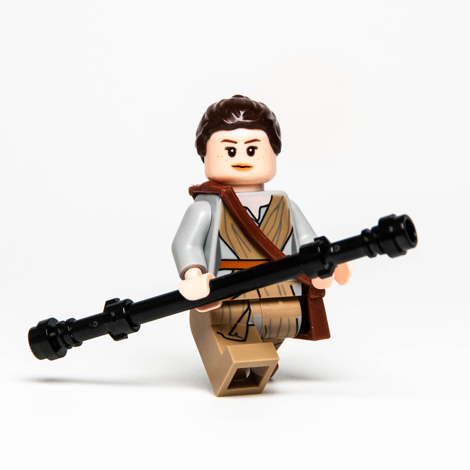 LEGO Star Wars Minifigure - Rey w/ Bag (sw0677) 75099 Speeder - StudBee