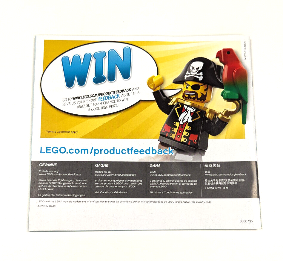New Lego -Instruction Manual Only - 76194 Tony Stark’s Sakaarian Iron Man - StudBee