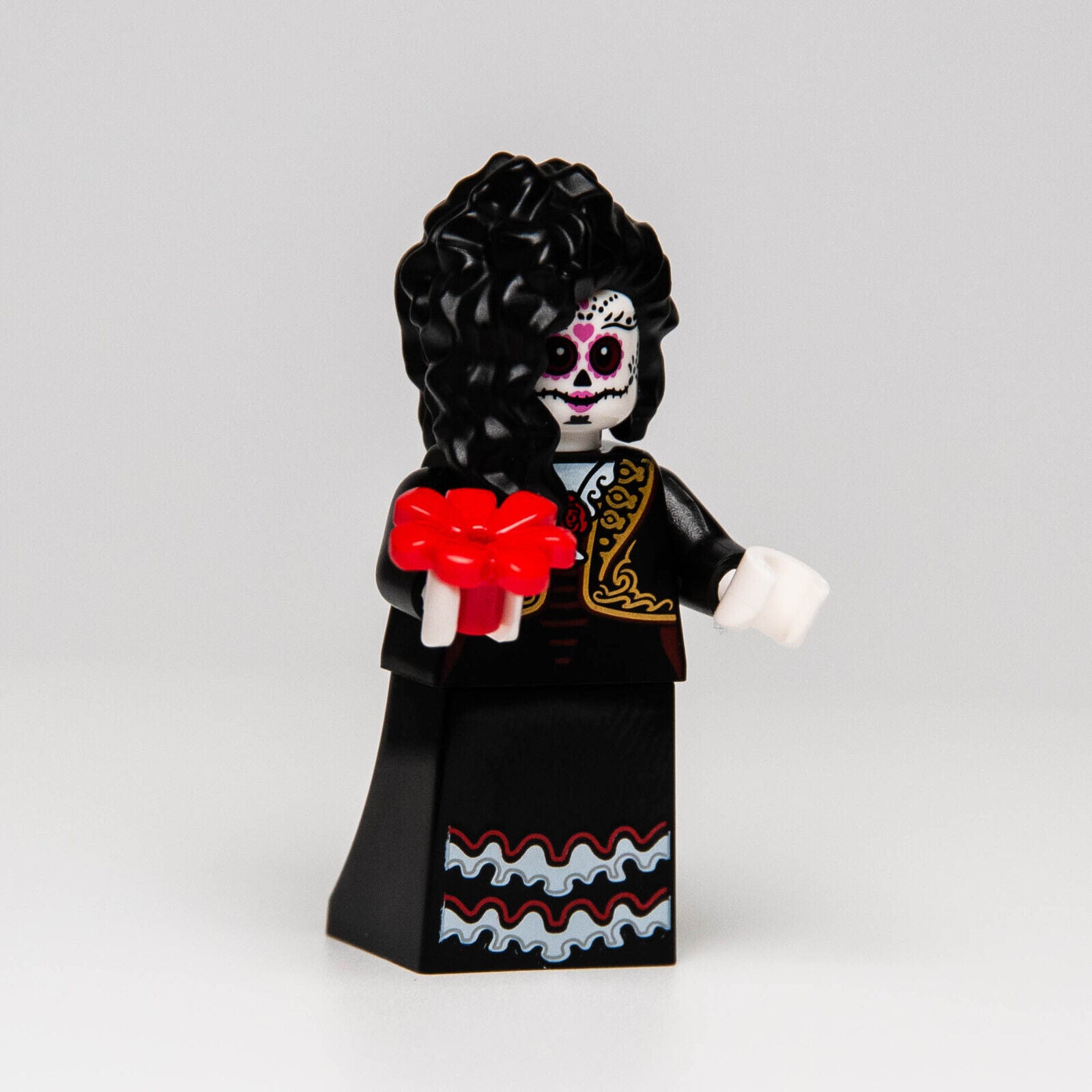 NEW LEGO La Catrina Minifigure BAM 2022 Halloween, Day of the Dead hol304 (blk - StudBee