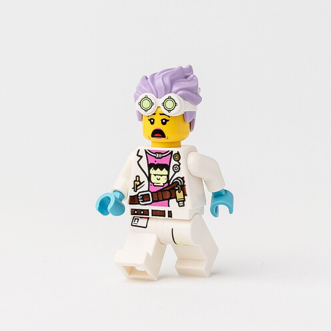 New LEGO J.B. Watt Open Smile / Scared Minifigure - Hidden Side - (hs036)