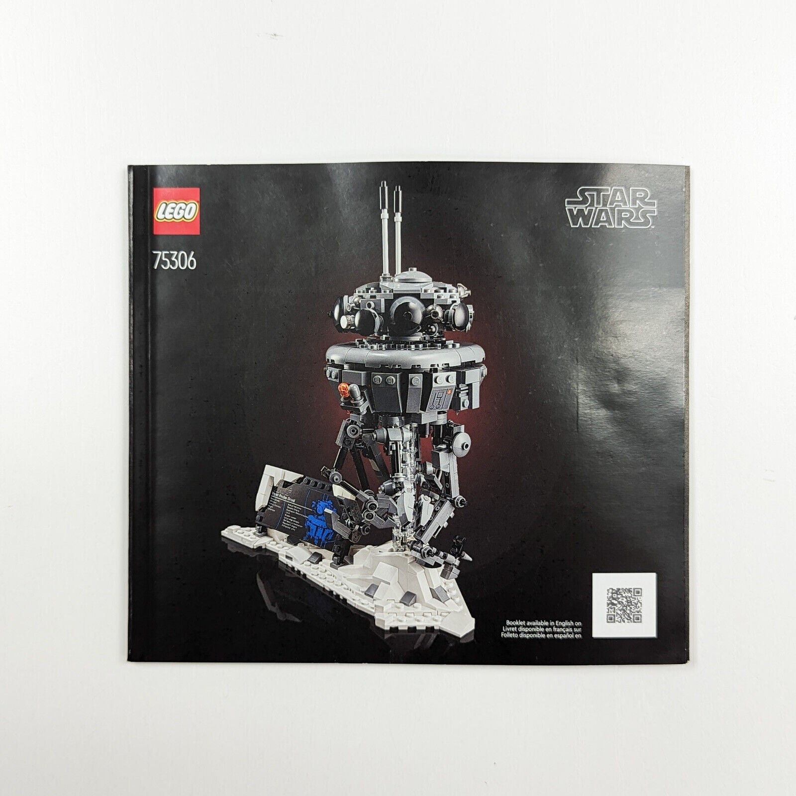 New LEGO Star Wars Imperial Probe Droid Set 75306 BOOKLET ONLY - StudBee