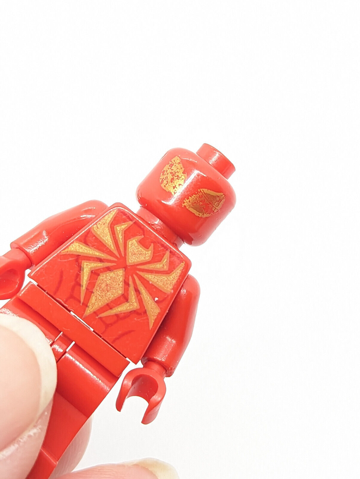 Lego Spider-Man:  Iron Spider Minifigure (sh193) 76037 Gold *See Condition* - StudBee