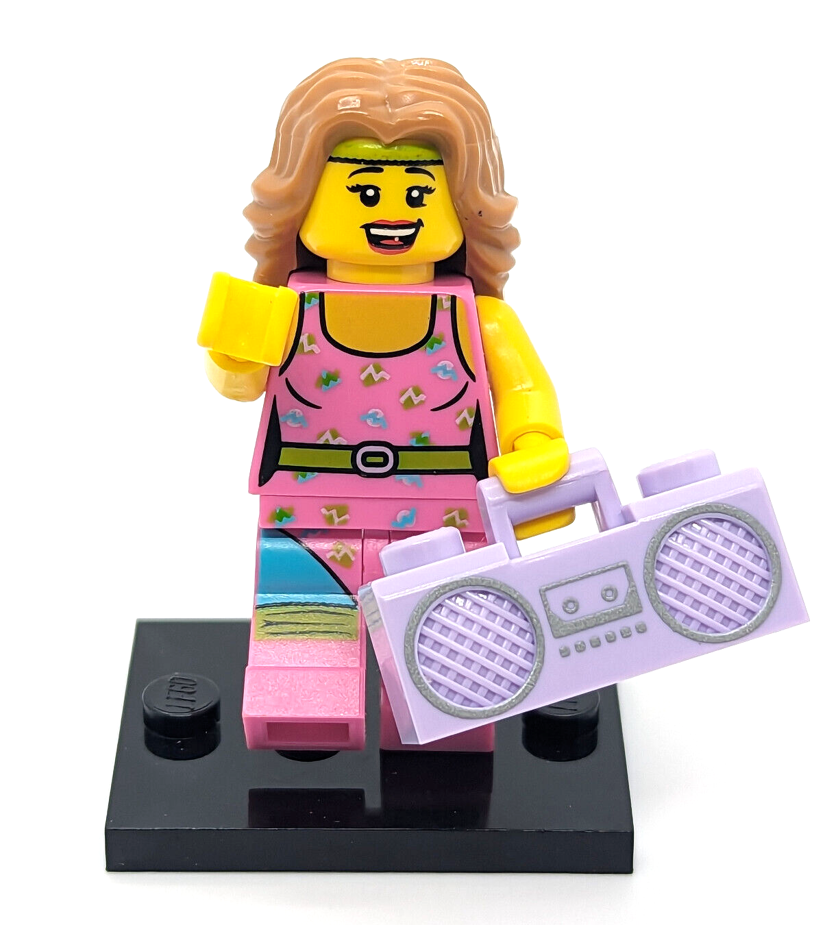 Lego CMF 8805 Minifigure: Fitness Instructor Aerobic Gym 80's Workout (col05-10) - StudBee