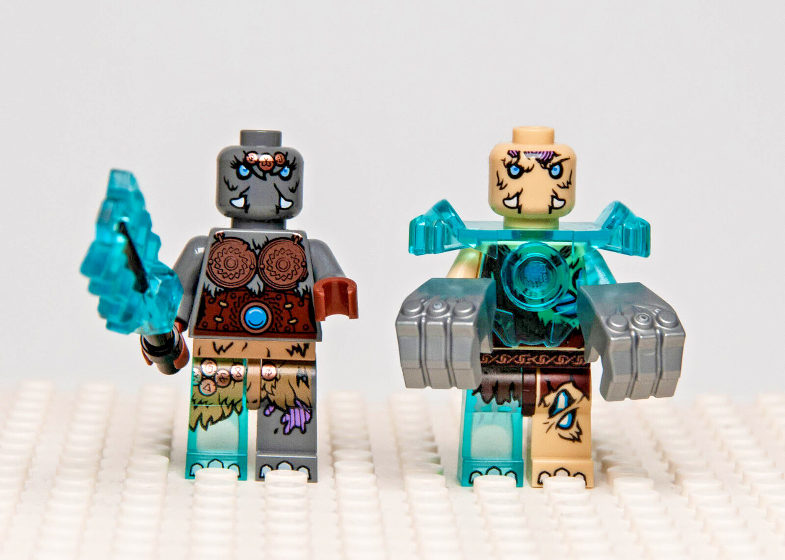 (Lot of 2) Lego Chima Minifigures - Mottrot & Maula Elephant (loc157 loc084) - StudBee