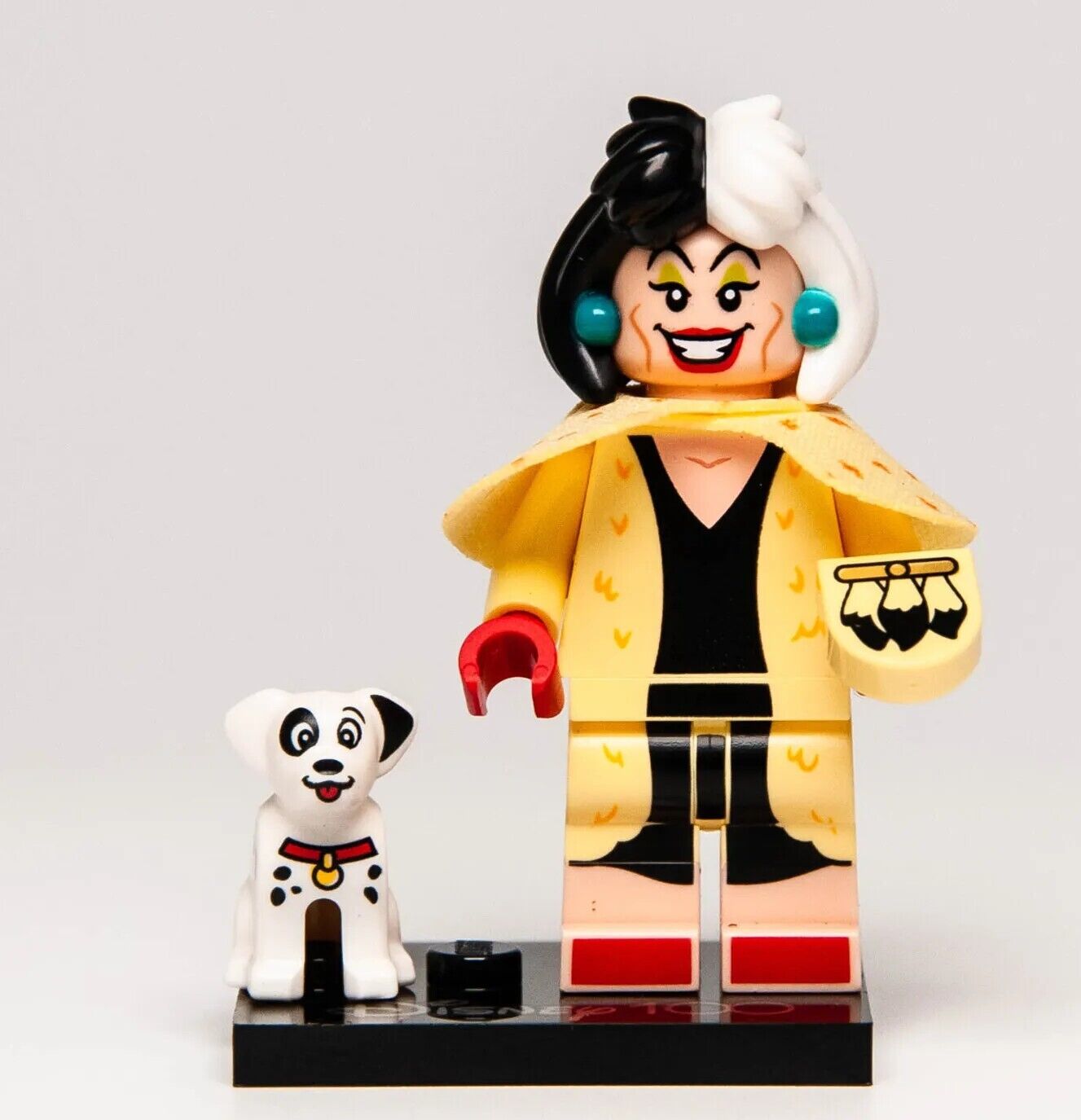 New LEGO Disney 100 Minifigure: Cruella de Vil & Pup CMF 71038 (coldis100-13) - StudBee