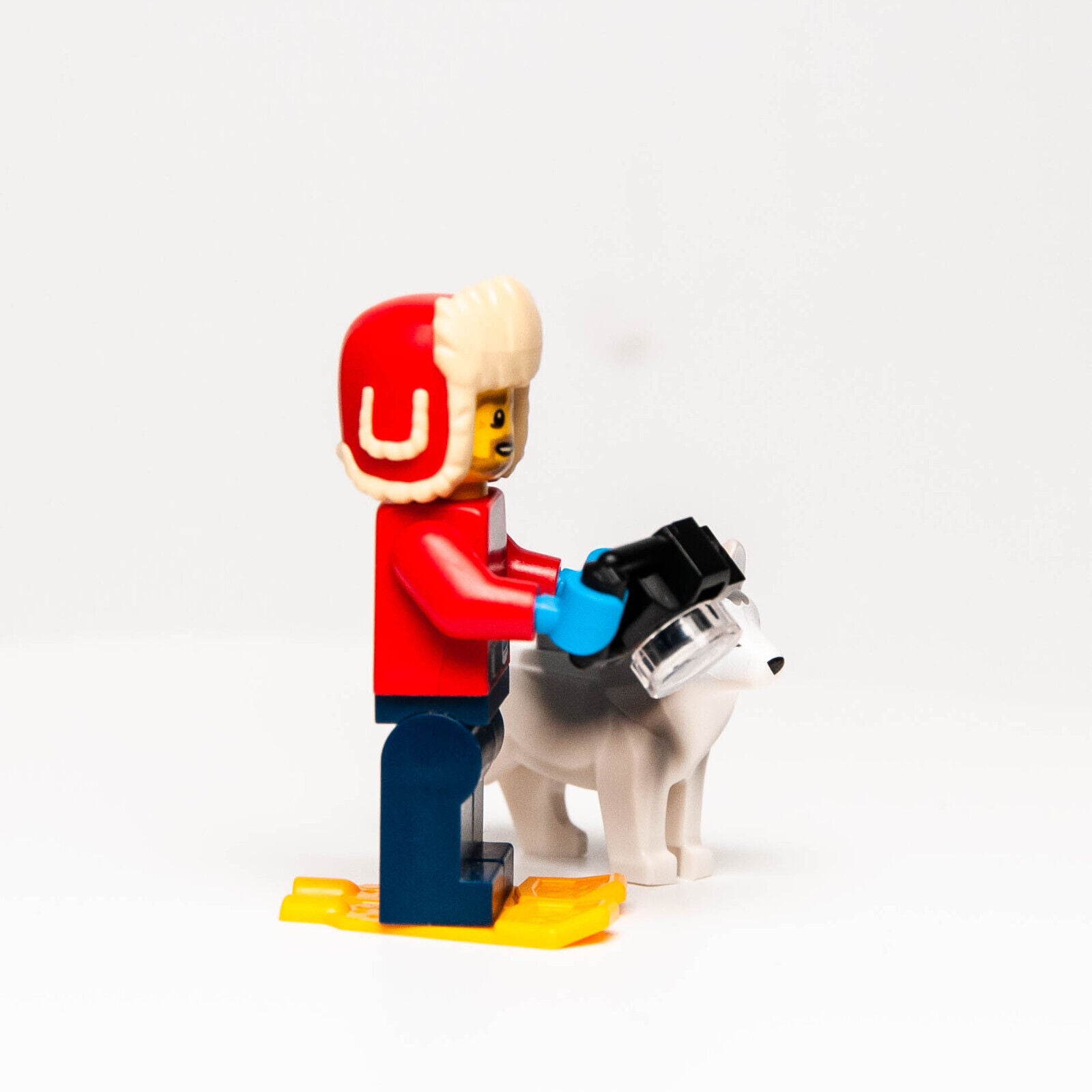 LEGO Minifigure Photographer Biologist & Husky Arctic (cty0905) 60194 60191 (brr - StudBee