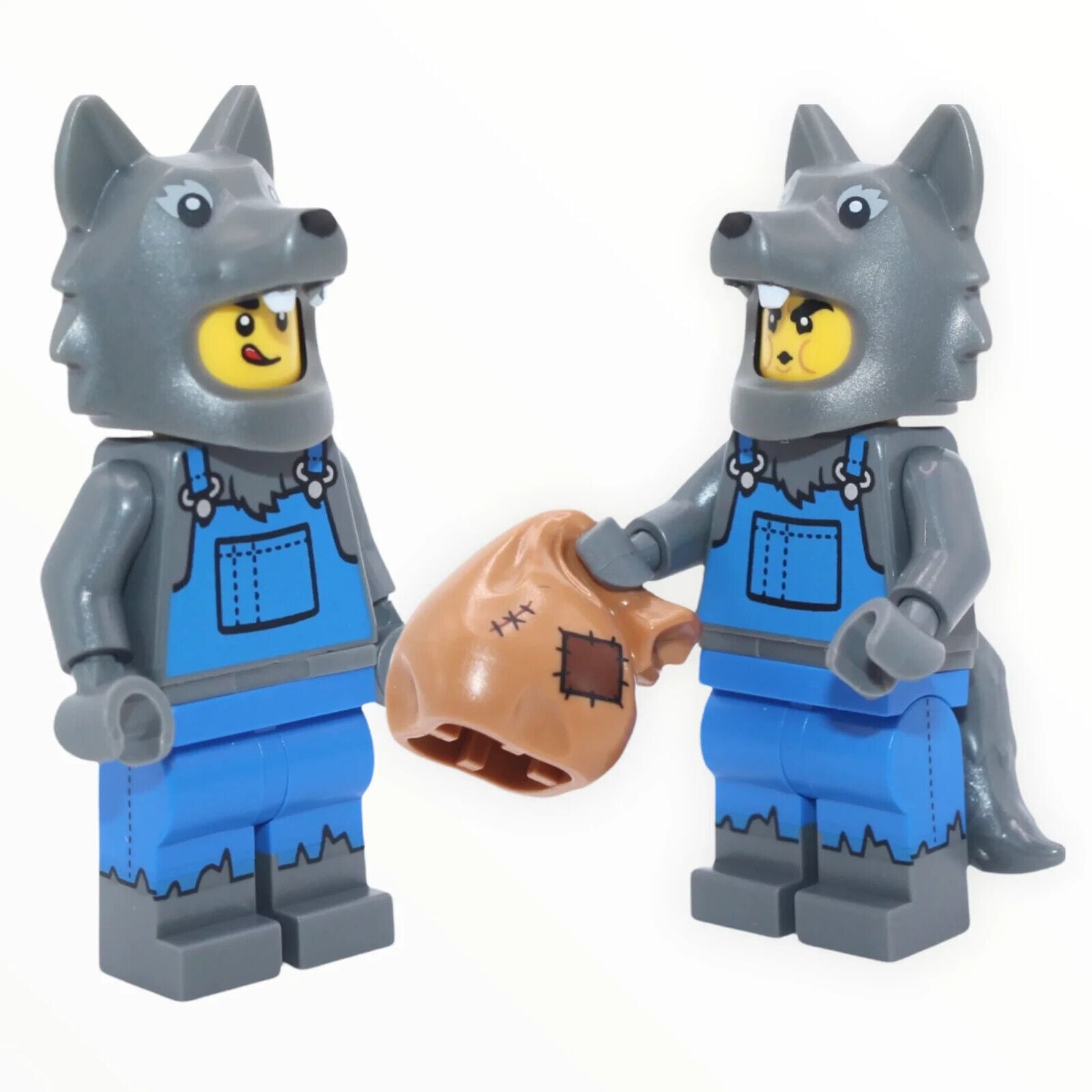 SEALED New LEGO CMF Series 23 Minifigure - Big Bad Wolf 71034 Blowing (col23-8) - StudBee