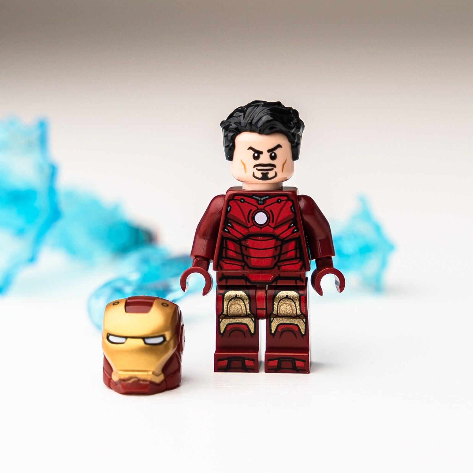 New LEGO Iron Man Mark 3 Armor Minifigure - Iron Monger Mayhem - 76190 (sh739) - StudBee