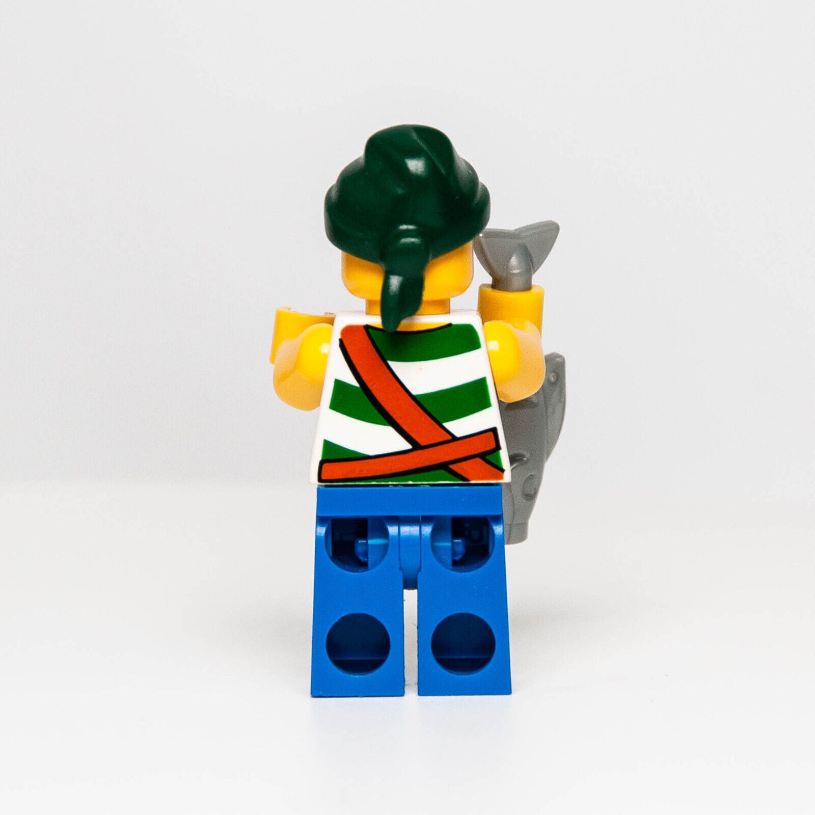 Lego Pirate With Green Bandana, Fish Minifigure (pi132) - StudBee
