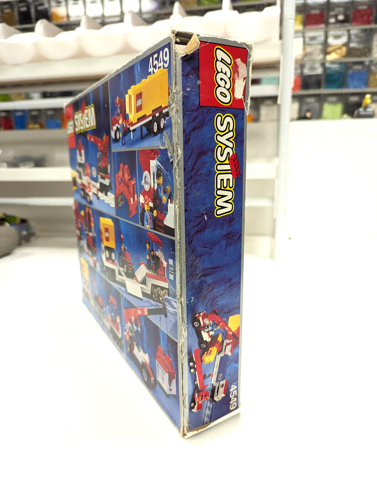 Vintage Lego 9V Train Container Double Stack 4549 - 100% Complete Box Manual - StudBee