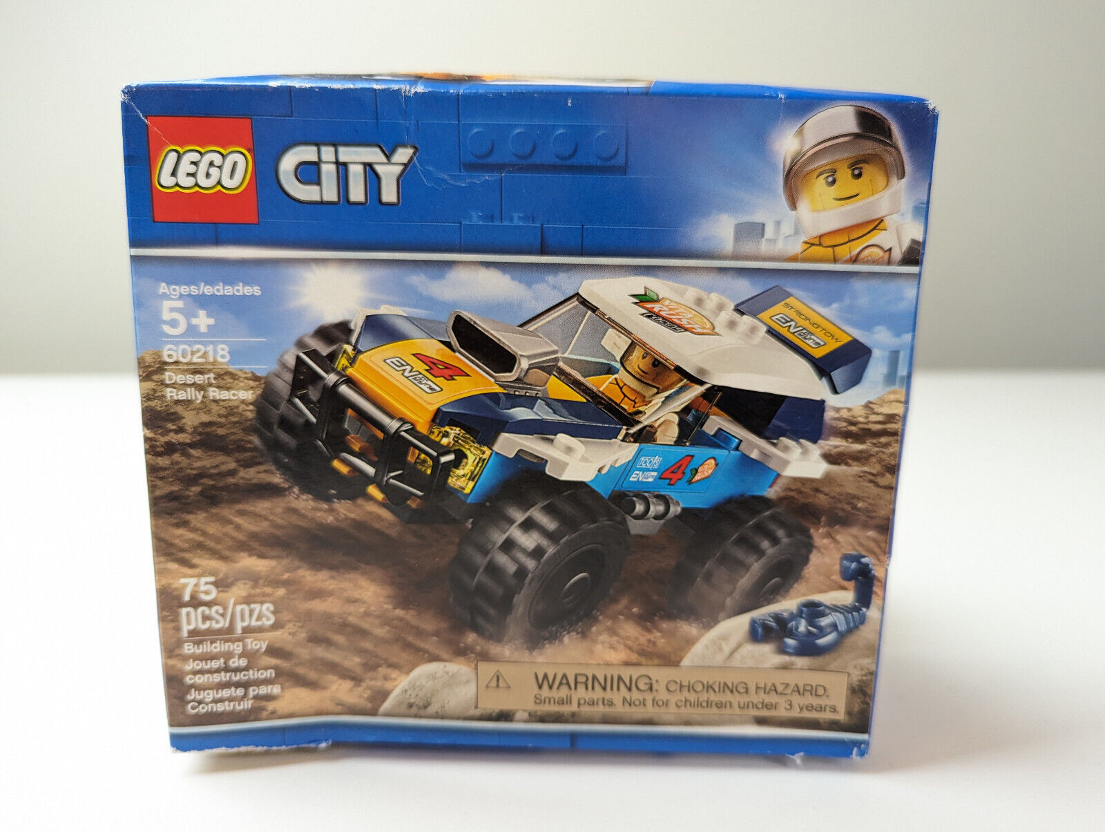 LEGO City Desert Rally Vita Rush Racer Set 60218 - 100% Complete w/ Manual, Box - StudBee