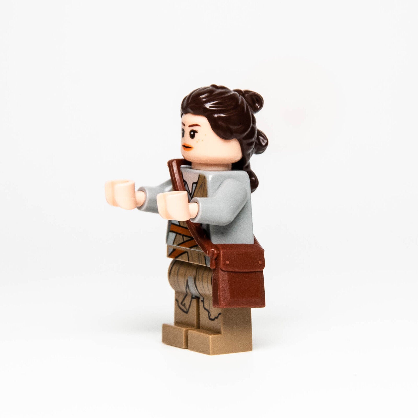 LEGO Star Wars Minifigure - Rey w/ Bag (sw0677) 75099 Speeder - StudBee