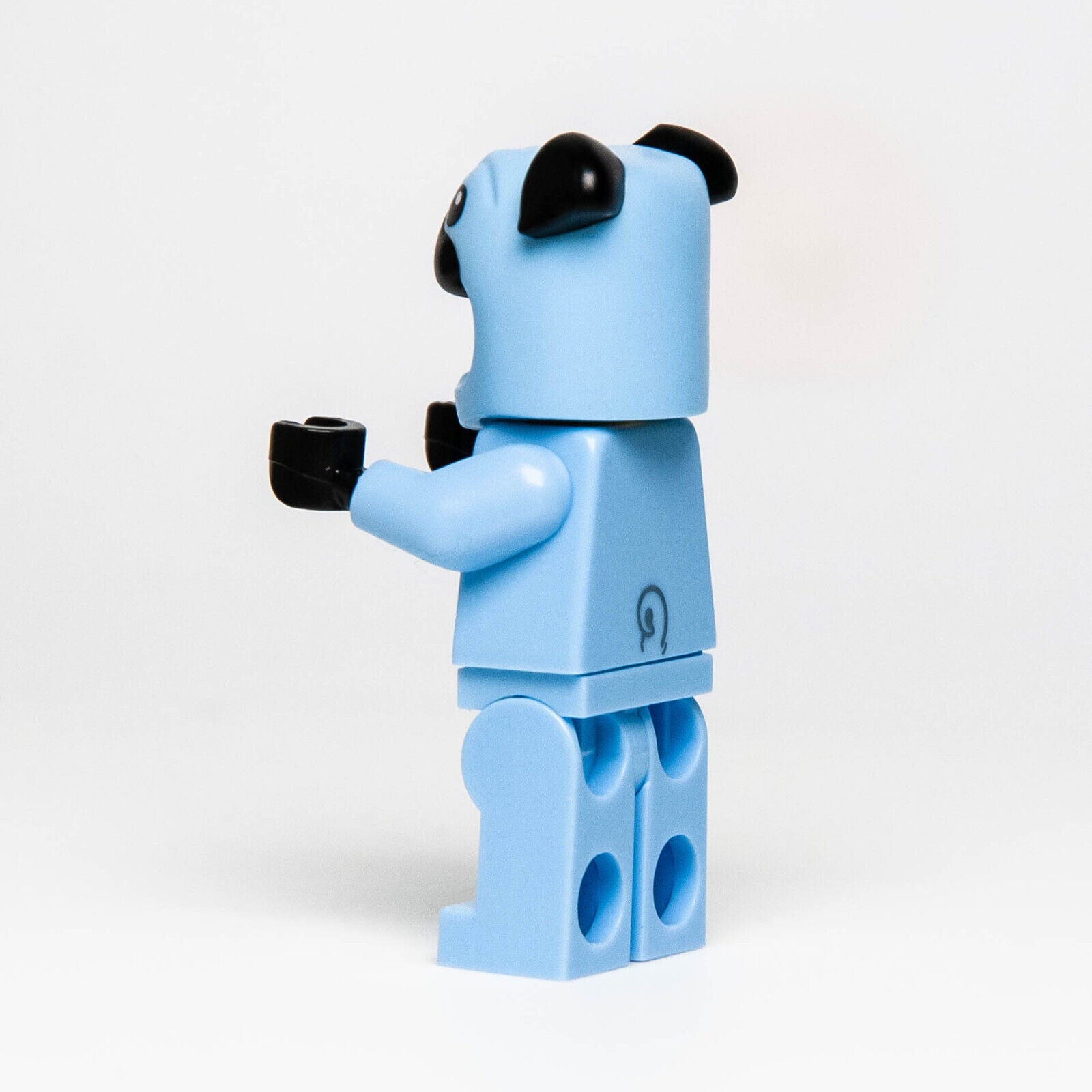 New Lego Store Build-A-Minifig 2021 - Bow Tie Blue Pug Costume Guy BAM (hol245) - StudBee