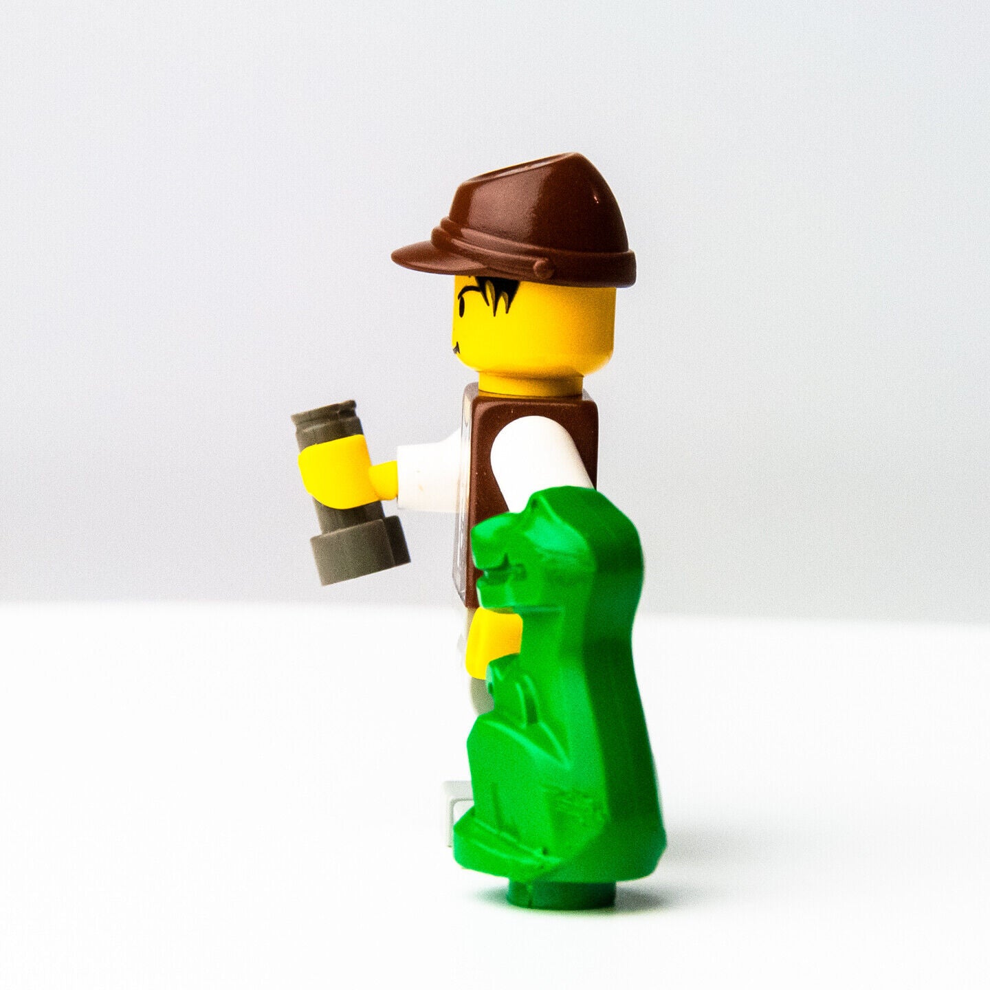 LEGO Mike (w/ Dinosaur) -  - 1281 5987 (adv014) Minifigure - StudBee