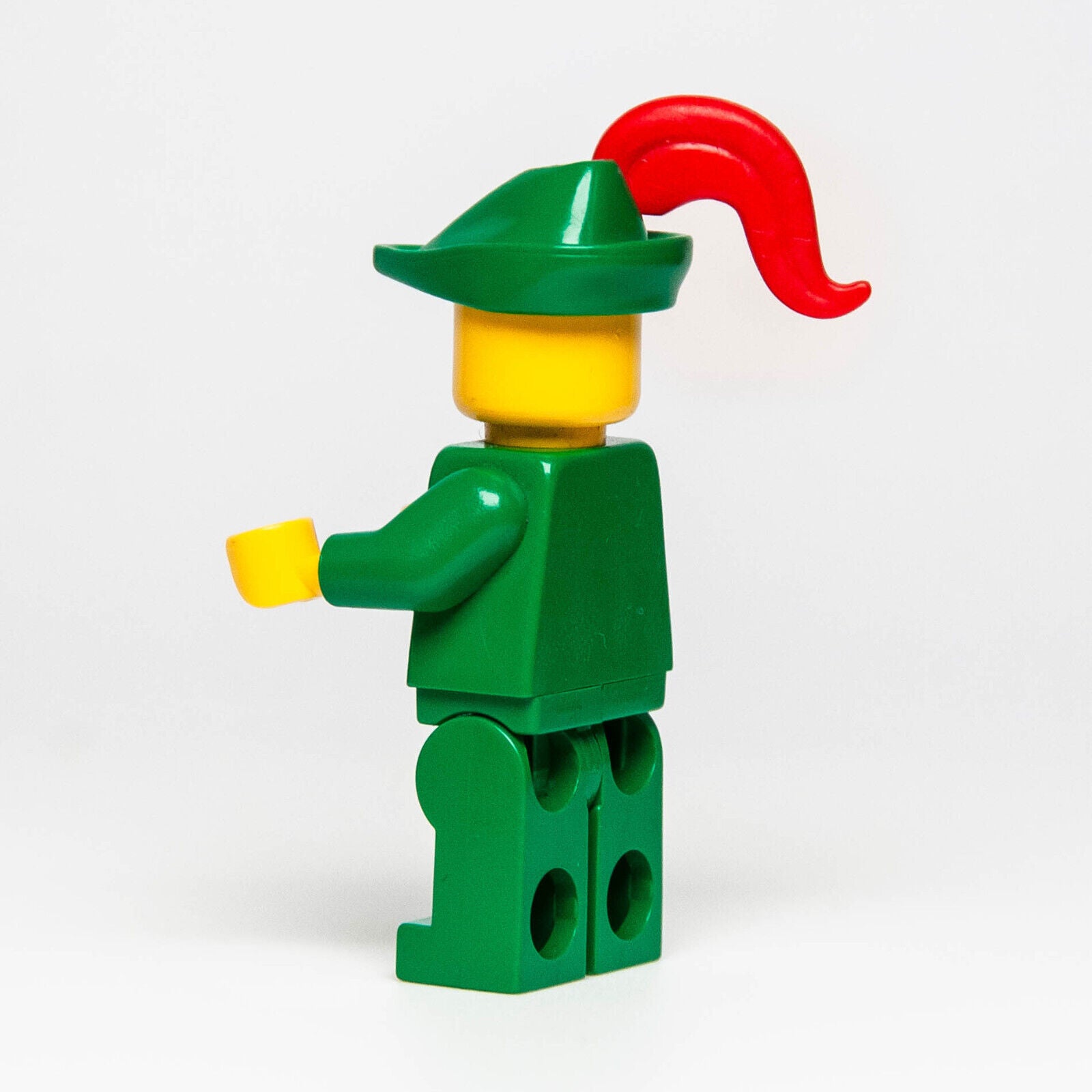 LEGO Castle Minifigure - Forestman (cas126) 6077 Green Hat, Red Plume - StudBee