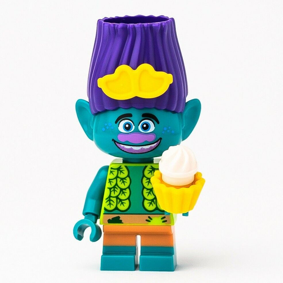 New LEGO Branch Minifigure w/ Accessories - Trolls World Tour - 41255 (twt014) - StudBee