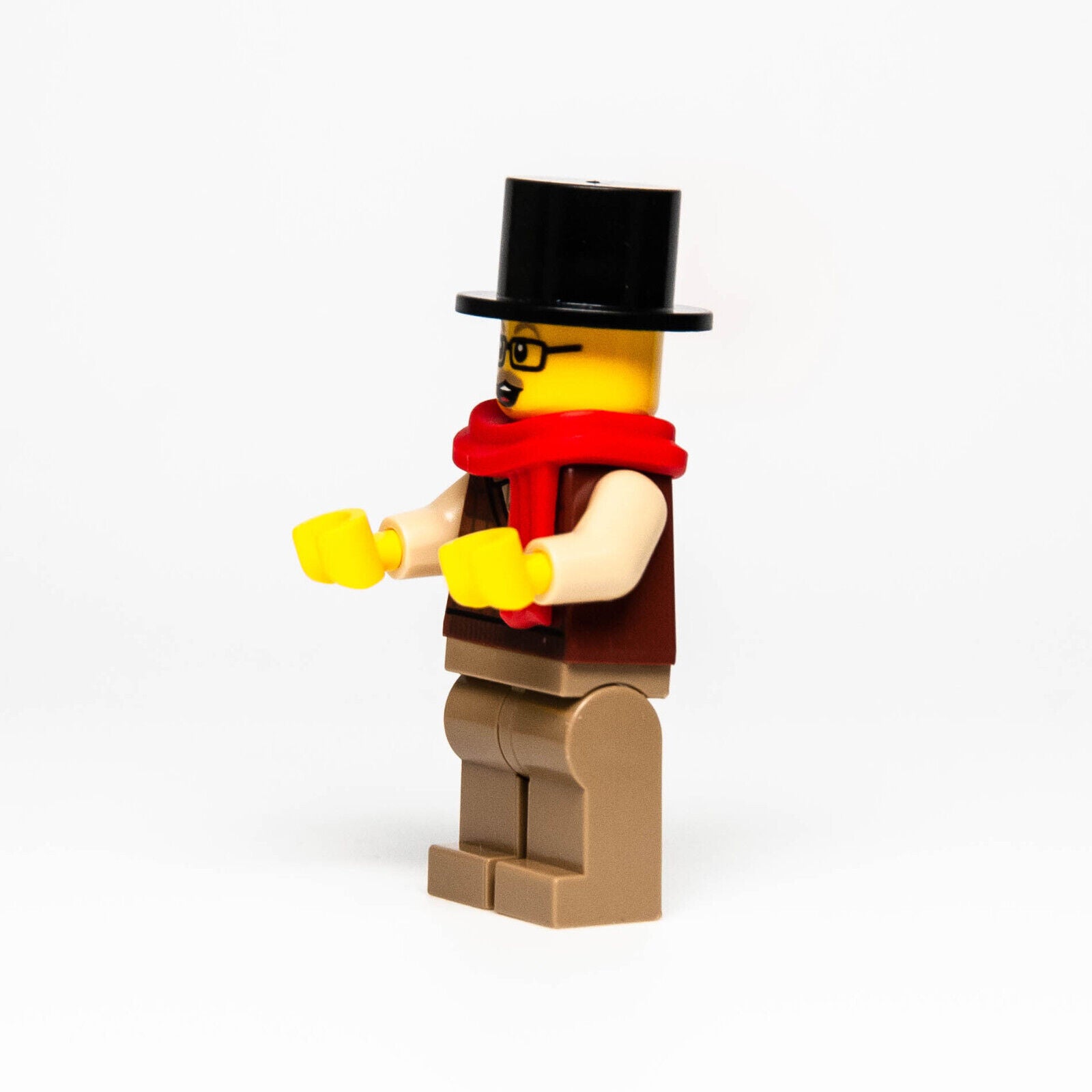 New LEGO City Minifigure: Top Hat Tom (hol249) 60303 Holiday Winter Village (wtr