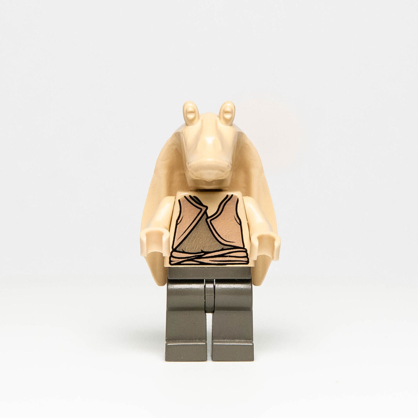 LEGO Minifigure Star Wars Jar Jar Binks Plain w/Gungan Shield (sw0017) Episode 1 - StudBee