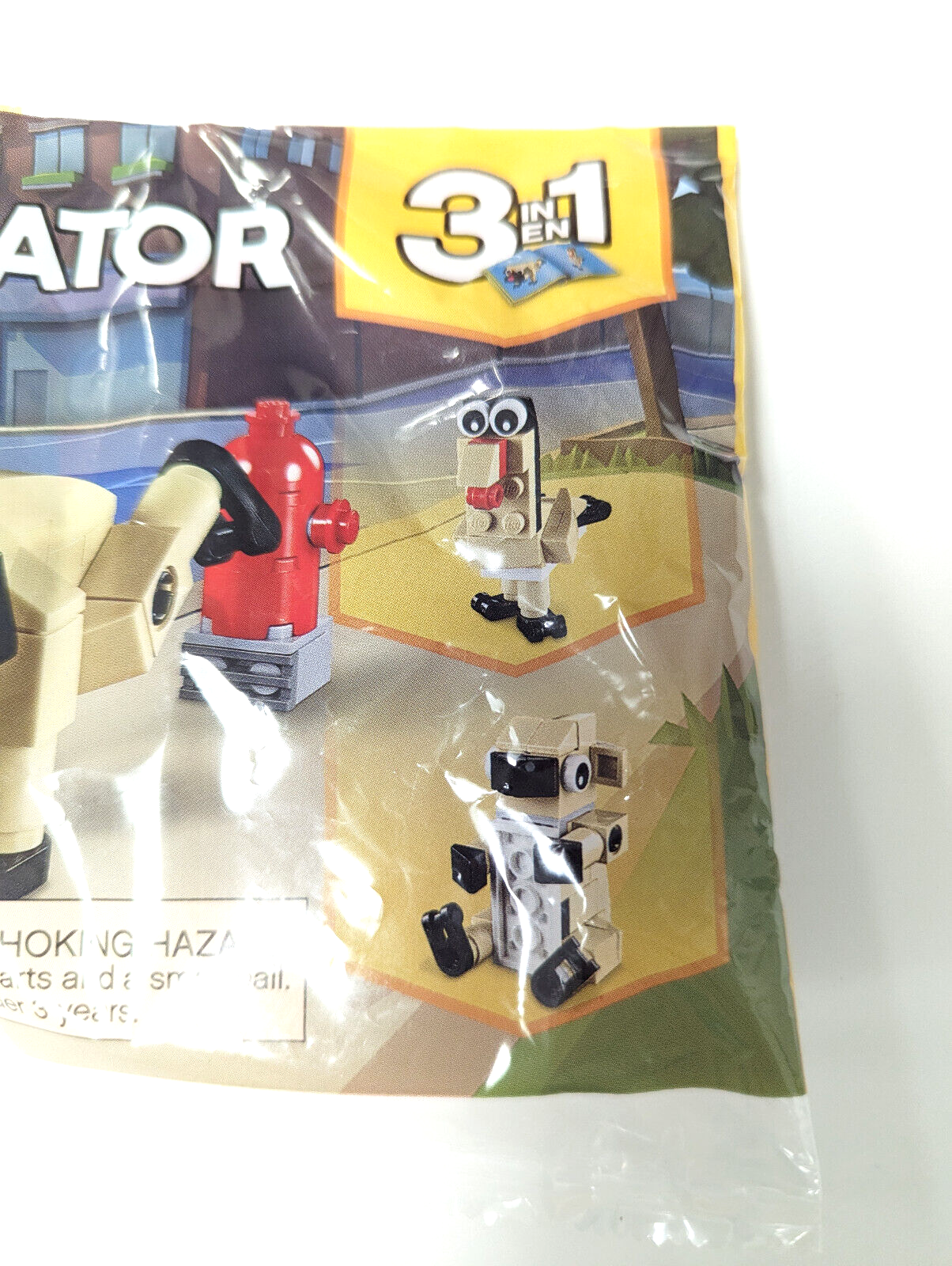 LEGO Creator Cute Pug Polybag Dog and Fire Hydrant 30542 Retired - StudBee