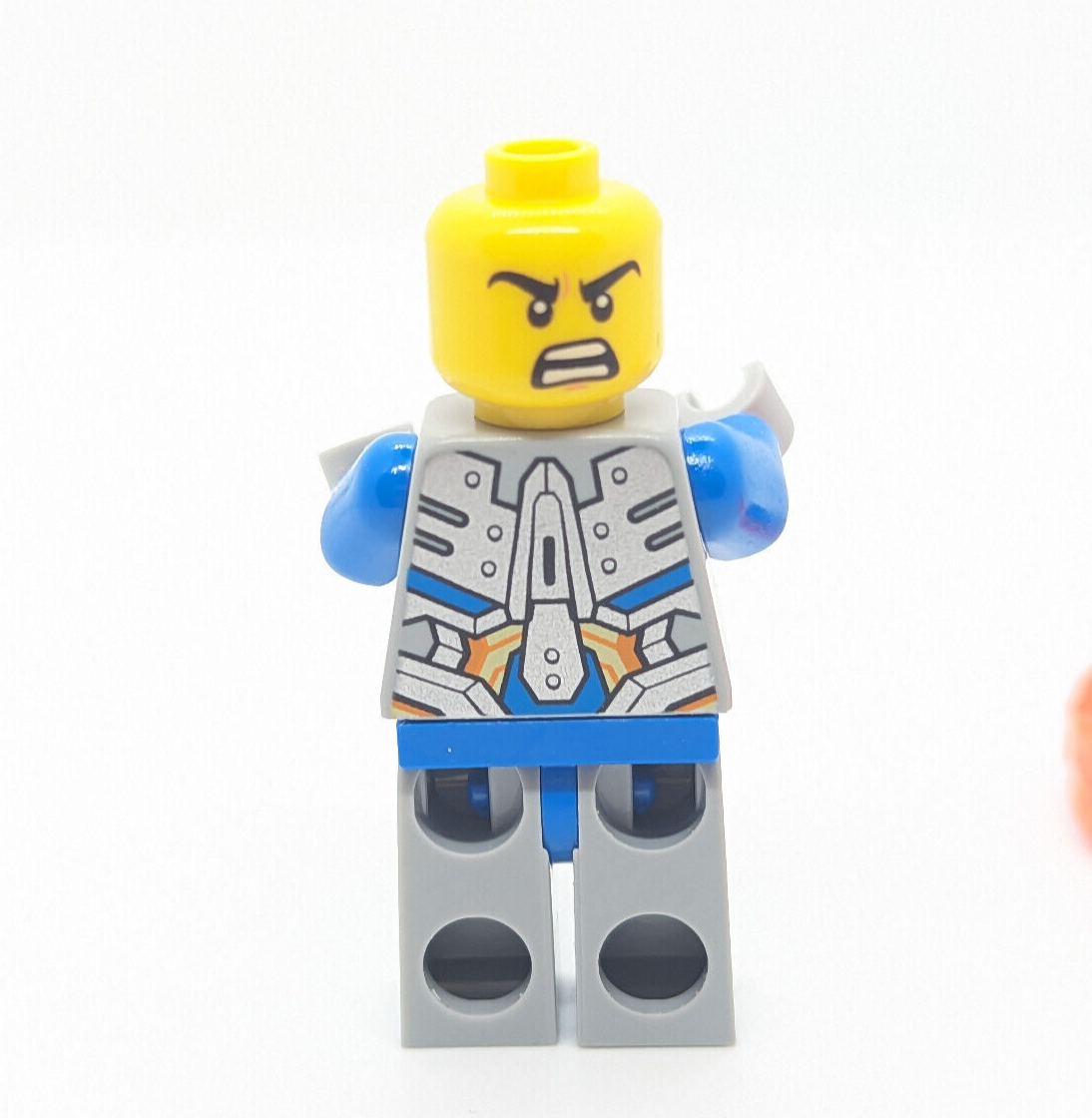 LEGO Nexo Knights Minifigure - Clay in Trans-Neon Orange Armor (nex073) 271712 - StudBee