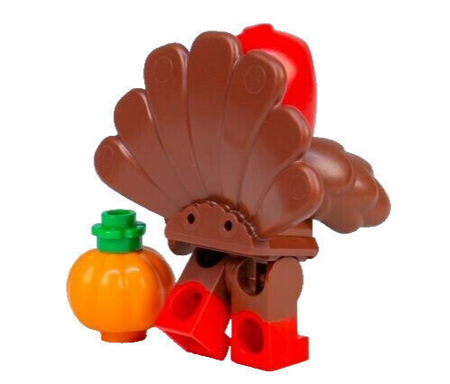 SEALED LEGO CMF 23: Thankgiving Turkey Costume 71034 Fall Pumpkin (col23-9) (wtr - StudBee