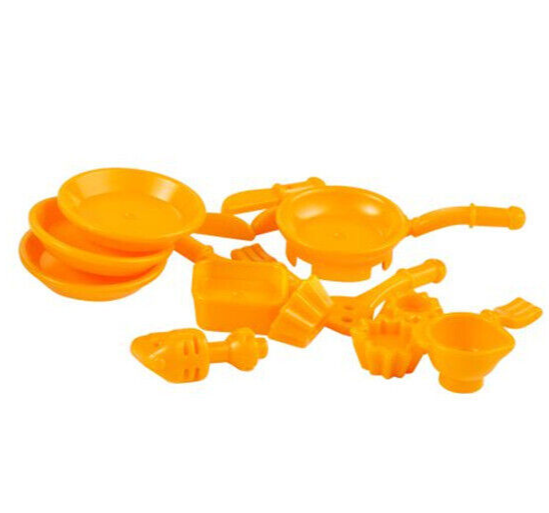 New LEGO (Set of 17) Yellow Kitchen Baking Accessories Dishes Mixer & Bowl 41040 - StudBee