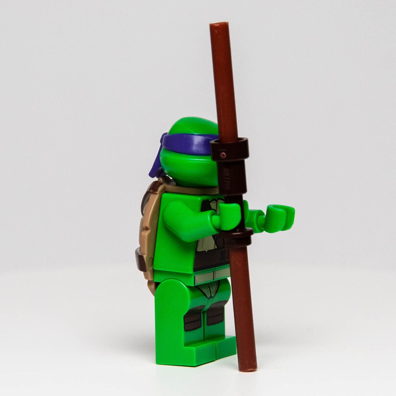 Lego TMNT Minifigure - Donatello, Frown w/ Weapon (tnt019) 79101 - StudBee