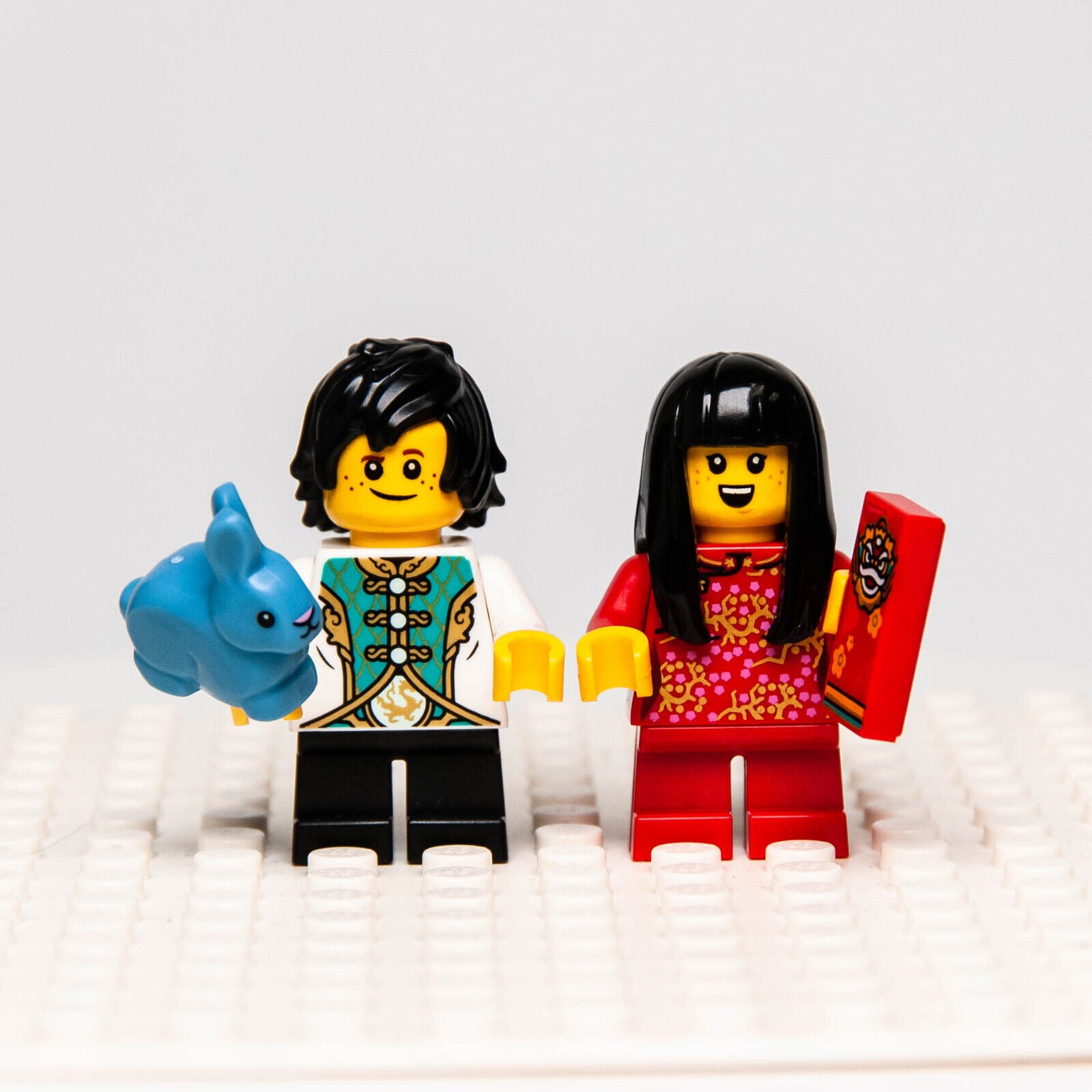 (Lot of 2) New Lego BAM 2023 Chinese New Year Minifigures Rabbit - StudBee