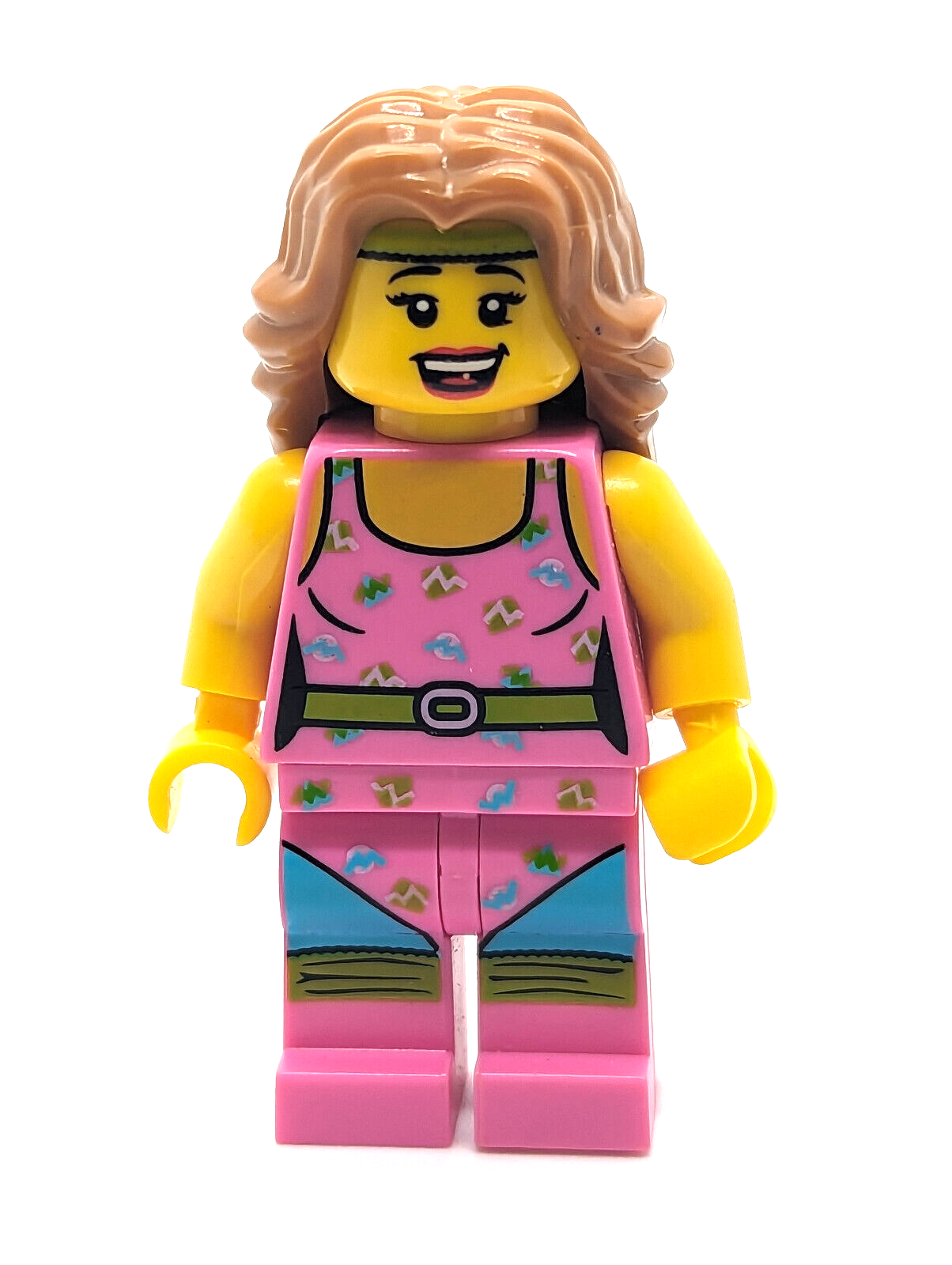 Lego CMF 8805 Minifigure: Fitness Instructor Aerobic Gym 80's Workout (col05-10) - StudBee