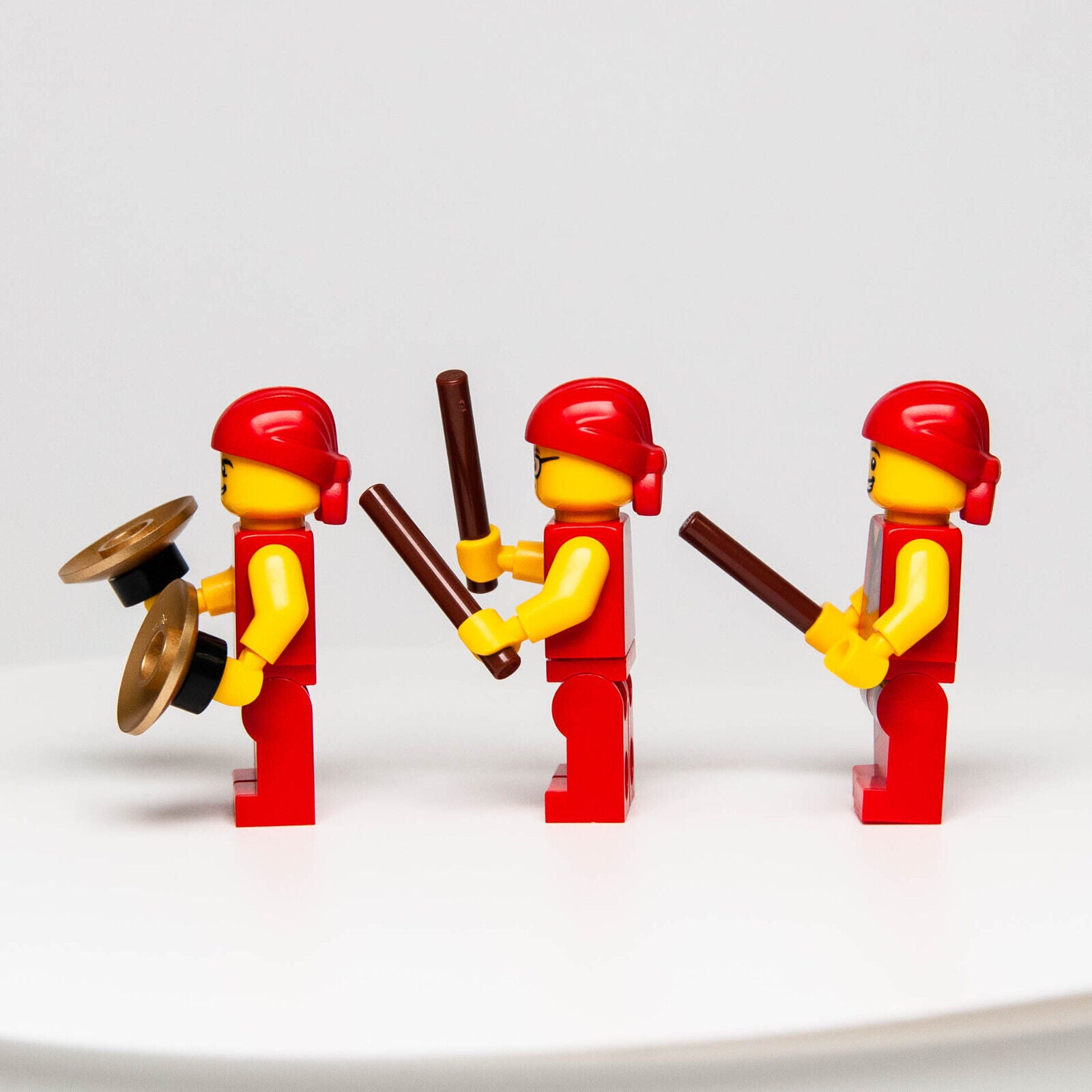 New LEGO Chinese New Year 80104 Lion Dance Musician Band Drum Minifigure Lot - StudBee