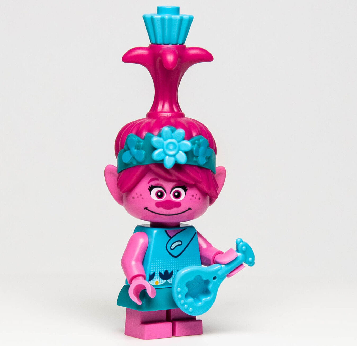 New LEGO Trolls Minifigure Poppy w/ Mandolin - Poppy's Carriage 30555 (twt005) - StudBee